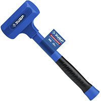 Молоток безынерционный 52 мм 900 гр облитый эластомером БМО ЗУБР PROF 2049-900 Молоток безынерционный 52 мм 900 гр облитый эластомером БМО ЗУБР PROF 2049-900