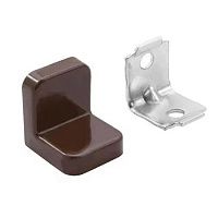 ANGLE Уголок мебельный с пластиковой накладкой 20х20х20 мм светло-коричневый, PLS20X20X20BG ANGLE Уголок мебельный с пластиковой накладкой 20х20х20 мм светло-коричневый, PLS20X20X20BG