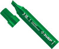 Маркер перманентный клиновидный 2-10 мм зеленый ЗУБР МП-1000К, 06333-4 Маркер перманентный клиновидный 2-10 мм зеленый ЗУБР МП-1000К, 06333-4