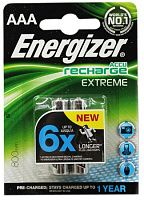 Аккумуляторные батарейки Energizer Extreme Pre-Ch R03 800 mAh BP2 Аккумуляторные батарейки Energizer Extreme Pre-Ch R03 800 mAh BP2