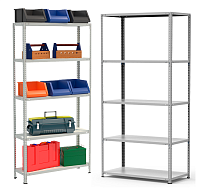 Стеллаж металлический до 145 кг, 5 полок Металл-завод СТФ 1035 Стеллаж металлический до 145 кг, 5 полок Металл-завод СТФ 1035