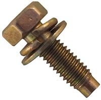 Болт шестигранный М6х1х16 мм с шайбой и гровером K2110 Болт шестигранный М6х1х16 мм с шайбой и гровером K2110