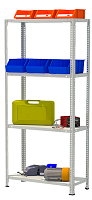 Стеллаж металлический до 150 кг, 4 полки Металл-завод СТФ 734-2,0 2000х700х300 мм Стеллаж металлический до 150 кг, 4 полки Металл-завод СТФ 734-2,0 2000х700х300 мм