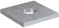 Пластина соединительная для монтажных шин FFF 1 Fischer 547506, горячеоцинкованная сталь Пластина соединительная для монтажных шин FFF 1 Fischer 547506, горячеоцинкованная сталь