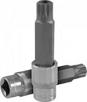 Насадка 1/2"DR с вставкой TAMPERPROOF SPLINE M16 L= 100 мм Ombra 121716T  Насадка 1/2"DR с вставкой TAMPERPROOF SPLINE M16 L= 100 мм Ombra 121716T