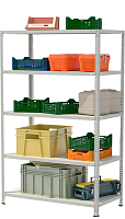 Стеллаж металлический до 100 кг, 5 полок Металл-завод СТФЛ 1055-2,0 2000х1000х500 мм Стеллаж металлический до 100 кг, 5 полок Металл-завод СТФЛ 1055-2,0 2000х1000х500 мм