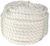 Канат полипропиленовый тросовой свивки, 3-х прядный (ППТ) Канат полипропиленовый тросовой свивки, 3-х прядный (ППТ)