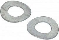 Шайба пружинная изогнутая волнистая DIN 137 форма А, сталь механически оцинкованная Шайба пружинная изогнутая волнистая DIN 137 форма А, сталь механически оцинкованная