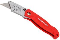 Нож складной с трапециевидным лезвием Workpro WP211002 Нож складной с трапециевидным лезвием Workpro WP211002
