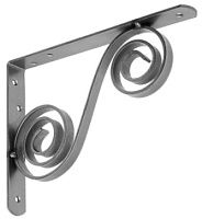 Кронштейн для полок фигурный 200х150 мм Домарт модель 5, без покрытия Кронштейн для полок фигурный 200х150 мм Домарт модель 5, без покрытия
