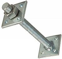 Компенсатор усадки, тип 1 (анкер регулируемый) 50х50х150хМ16 ПТ, оцинкованная сталь Компенсатор усадки, тип 1 (анкер регулируемый) 50х50х150хМ16 ПТ, оцинкованная сталь