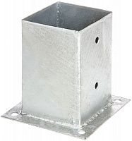 Основание столба прикручиваемое 101х101х150 мм GAH ALBERTS 216245, горячий цинк Основание столба прикручиваемое 101х101х150 мм GAH ALBERTS 216245, горячий цинк
