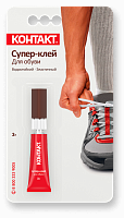 Супер-клей для обуви КОНТАКТ 3 гр 22297 Супер-клей для обуви КОНТАКТ 3 гр 22297
