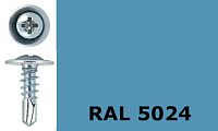 Саморез-клоп с буром 4,2х19 окрашенный, RAL 5024 (пастельно-синий) Саморез-клоп с буром 4,2х19 окрашенный, RAL 5024 (пастельно-синий)