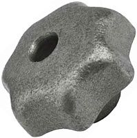 Ручка лепестковая со сквозным отверстием DIN 6336 D, чугун Ручка лепестковая со сквозным отверстием DIN 6336 D, чугун
