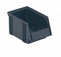 Навесная штабелируемая ячейка, 149х250х130 мм Treston 1525-3, серый Навесная штабелируемая ячейка, 149х250х130 мм Treston 1525-3, серый