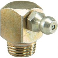 Пресс-масленка DIN 71412 form C угловая 90° с метрической резьбой, бронза Пресс-масленка DIN 71412 form C угловая 90° с метрической резьбой, бронза