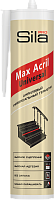 Герметик акриловый универсальный белый Max Acril Universal Sila Pro, 290 мл Герметик акриловый универсальный белый Max Acril Universal Sila Pro, 290 мл