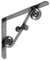 Кронштейн для полок фигурный 200х150 мм Домарт модель 9, без покрытия Кронштейн для полок фигурный 200х150 мм Домарт модель 9, без покрытия