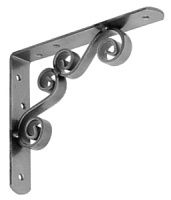 Кронштейн для полок фигурный 200х150 мм Домарт модель 7, без покрытия Кронштейн для полок фигурный 200х150 мм Домарт модель 7, без покрытия