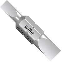 Бита двусторонняя прямой шлиц Sl4/Sl6 длина 30 мм Wiha LiftUp 43858, сталь Бита двусторонняя прямой шлиц Sl4/Sl6 длина 30 мм Wiha LiftUp 43858, сталь