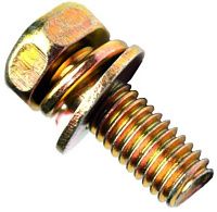 Болт шестигранный М10х1,25х25 мм с шайбами SN-10203 Болт шестигранный М10х1,25х25 мм с шайбами SN-10203