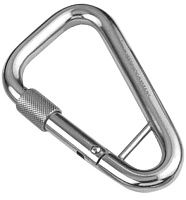 Карабин треугольный с винтовой муфтой и перемычкой 11 мм 8954, нержавеющая сталь А4 Карабин треугольный с винтовой муфтой и перемычкой 11 мм 8954, нержавеющая сталь А4