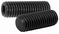 Винт дюймовый UNC установочный #5-40х3/16" DIN 913, сталь 45H Винт дюймовый UNC установочный #5-40х3/16" DIN 913, сталь 45H