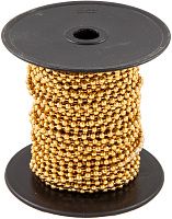 Цепь декоративная шариковая "Бусы", золото Цепь декоративная шариковая "Бусы", золото