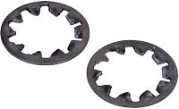 Шайба стопорная с зубьями DIN 6797J(I), сталь без покрытия Шайба стопорная с зубьями DIN 6797J(I), сталь без покрытия