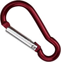 Брелок-карабин быстросъемный 21х41х3,5 мм, красная медь Брелок-карабин быстросъемный 21х41х3,5 мм, красная медь