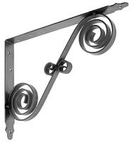 Кронштейн для полок фигурный 300х225 мм Домарт модель 10, без покрытия Кронштейн для полок фигурный 300х225 мм Домарт модель 10, без покрытия