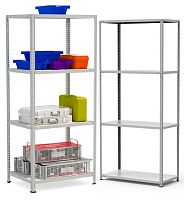 Стеллаж металлический до 150 кг, 4 полки Металл-завод СТФ 754 Стеллаж металлический до 150 кг, 4 полки Металл-завод СТФ 754