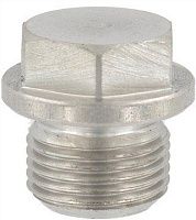 Пробка-заглушка G 1/2" с шестигранной головкой и фланцем DIN 910, нержавеющая сталь А2 Пробка-заглушка G 1/2" с шестигранной головкой и фланцем DIN 910, нержавеющая сталь А2