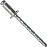 Заклепка вытяжная алюминий/сталь со стандартным бортиком 3,2х16 Заклепка вытяжная алюминий/сталь со стандартным бортиком 3,2х16