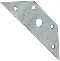 Косынка малая 124х36, оцинкованная сталь Косынка малая 124х36, оцинкованная сталь