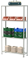 Стеллаж металлический до 100 кг, 4 полки Металл-завод СТФЛ 1034-2,2 2200х1000х300 мм Стеллаж металлический до 100 кг, 4 полки Металл-завод СТФЛ 1034-2,2 2200х1000х300 мм