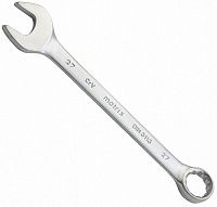 Ключ комбинированный 27 мм Matrix 15120, матовый, хромованадиевая сталь Ключ комбинированный 27 мм Matrix 15120, матовый, хромованадиевая сталь