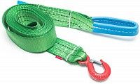 Буксировочный ремень Tplus на 6 т, 4 метра (крюк-петля) Буксировочный ремень Tplus на 6 т, 4 метра (крюк-петля)