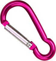 Брелок-карабин быстросъемный 21х41х3,5 мм, розовое золото Брелок-карабин быстросъемный 21х41х3,5 мм, розовое золото