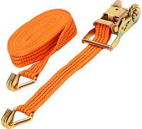 Ремень багажный с храповым механизмом 38 мм х 10 м STELS 54378  Ремень багажный с храповым механизмом 38 мм х 10 м STELS 54378