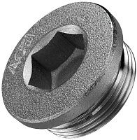 Пробка-заглушка М42х2 с буртом и внутренним шестигранником DIN 908, сталь без покрытия Пробка-заглушка М42х2 с буртом и внутренним шестигранником DIN 908, сталь без покрытия