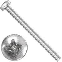 Винт с полукруглой головкой М6х65 DIN 7985, нержавеющая сталь А2 Винт с полукруглой головкой М6х65 DIN 7985, нержавеющая сталь А2