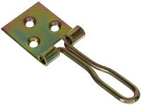 Навес 80х26 мм Gah Alberts 348045, жёлтый цинк Навес 80х26 мм Gah Alberts 348045, жёлтый цинк