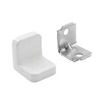 ANGLE Уголок мебельный с пластиковой накладкой 20х20х20 мм белый, PLS20X20X20WH ANGLE Уголок мебельный с пластиковой накладкой 20х20х20 мм белый, PLS20X20X20WH