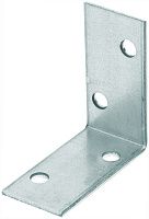 Уголок крепежный равносторонний 30х20х2 мм KUR, оцинкованная сталь Уголок крепежный равносторонний 30х20х2 мм KUR, оцинкованная сталь