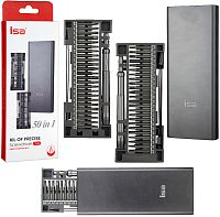 Набор отверток 50 в 1 ISA T-50 (IS611112), в металлическом кейсе Набор отверток 50 в 1 ISA T-50 (IS611112), в металлическом кейсе