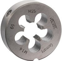 Плашка М16х2 мм HSS DIN EN 22568 Volkel 27458, метрическая резьба Плашка М16х2 мм HSS DIN EN 22568 Volkel 27458, метрическая резьба