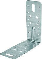 Уголок крепежный усиленный 150х150х90х2 мм Буратино 42/4, оцинкованная сталь Уголок крепежный усиленный 150х150х90х2 мм Буратино 42/4, оцинкованная сталь