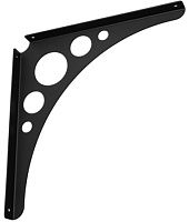 Кронштейн для полок Домарт DELTA модель 3, белый/черный, 2 шт Кронштейн для полок Домарт DELTA модель 3, белый/черный, 2 шт